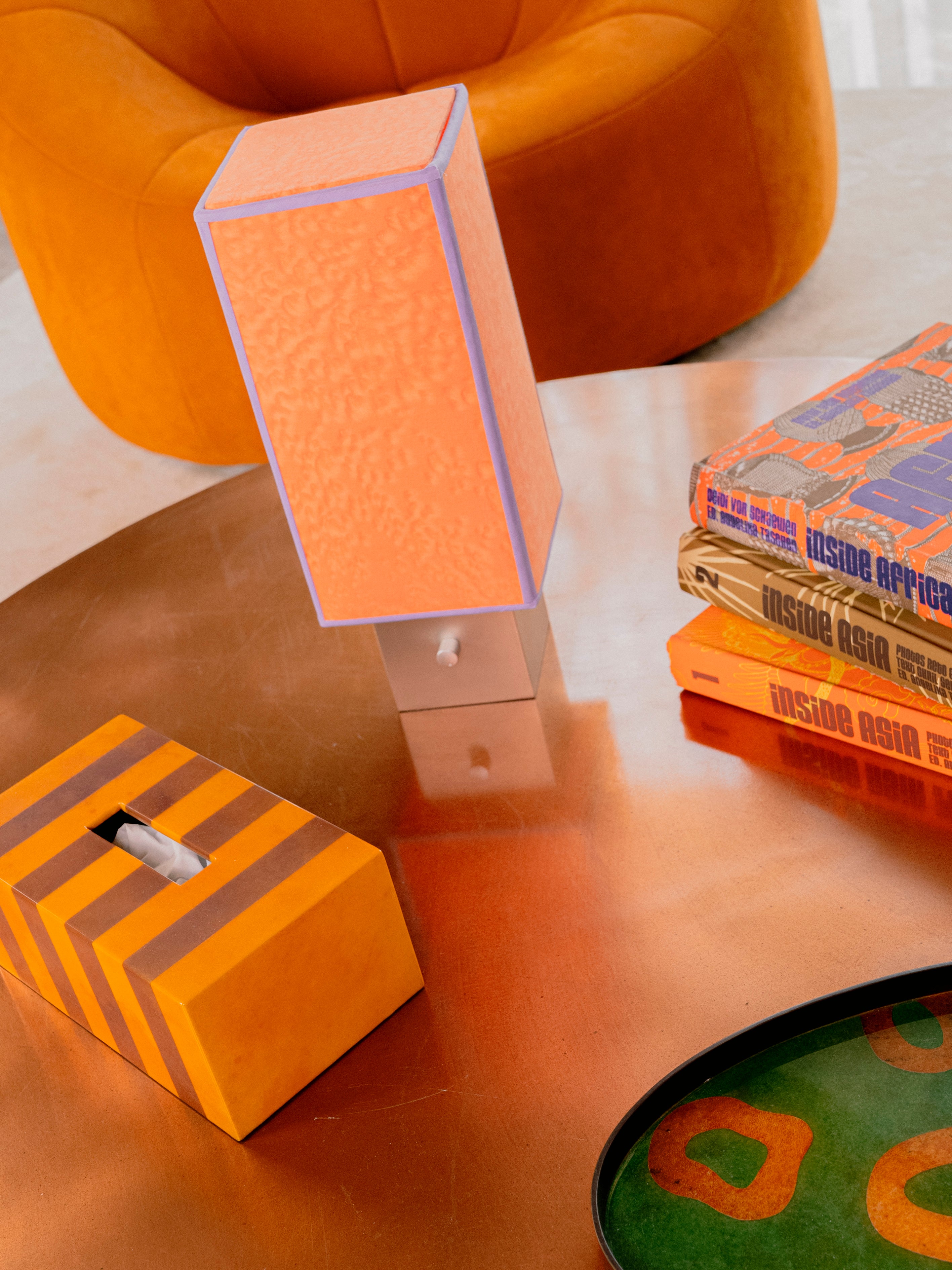 PYRITE Dimmable Table Lamp (Orange)