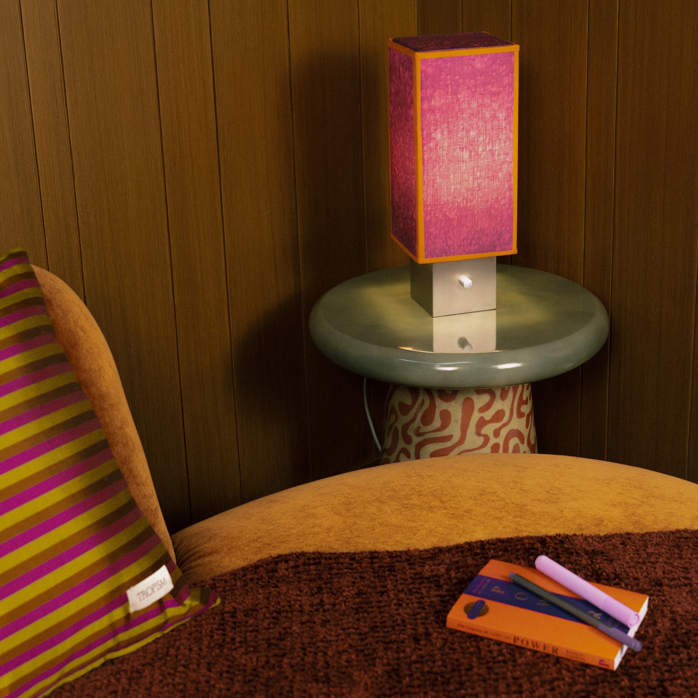 PYRITE Dimmable Table Lamp (Pink)