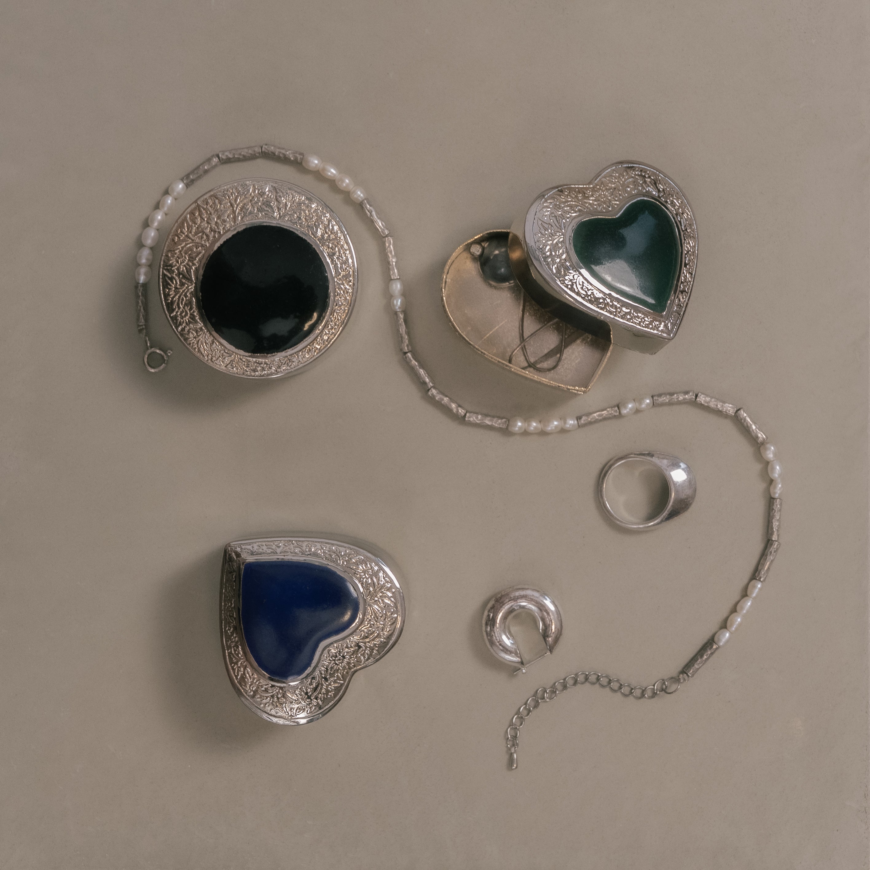 Enamel Jewelry Box