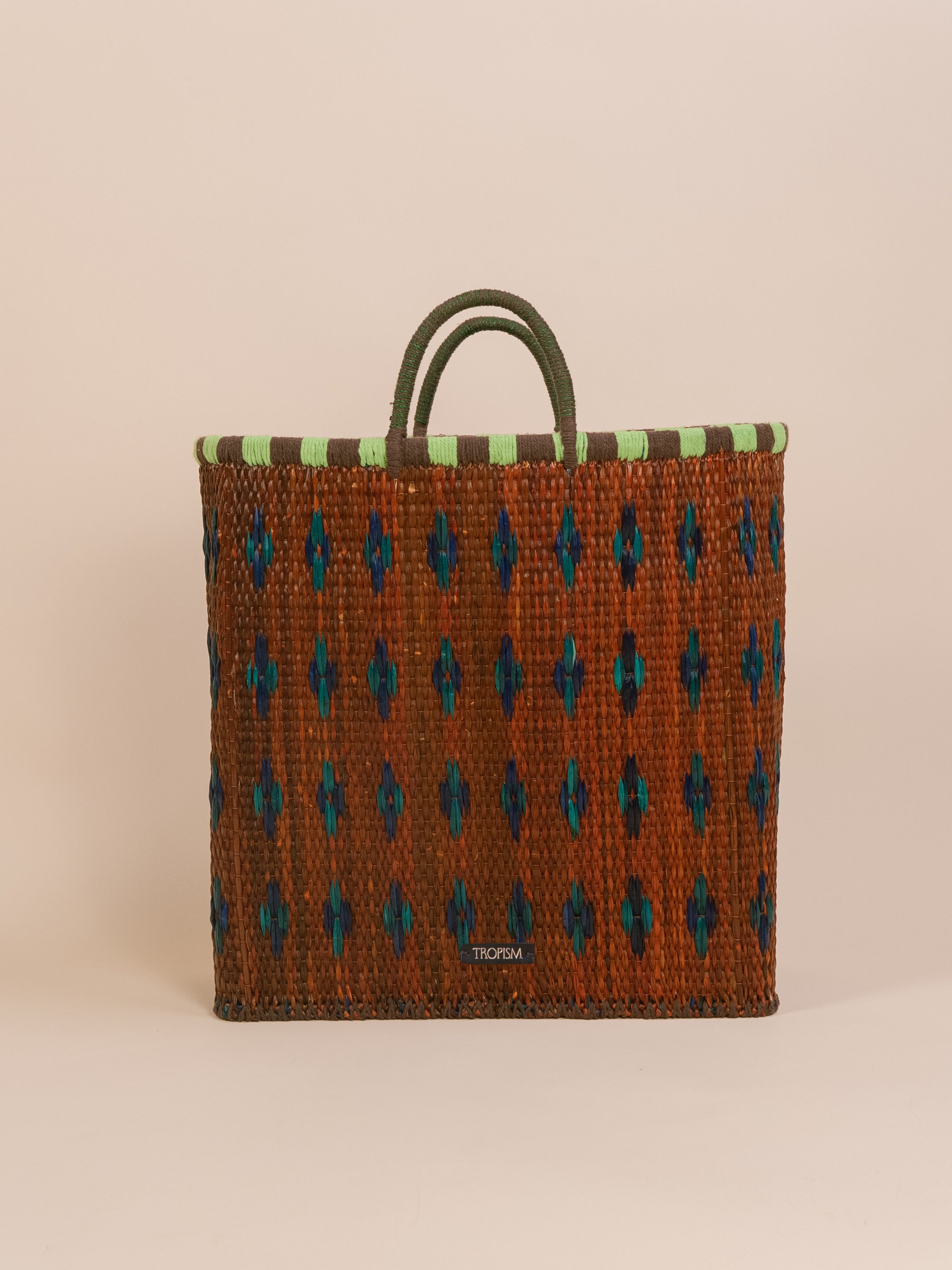 STOW L Basket Bag (Brown)