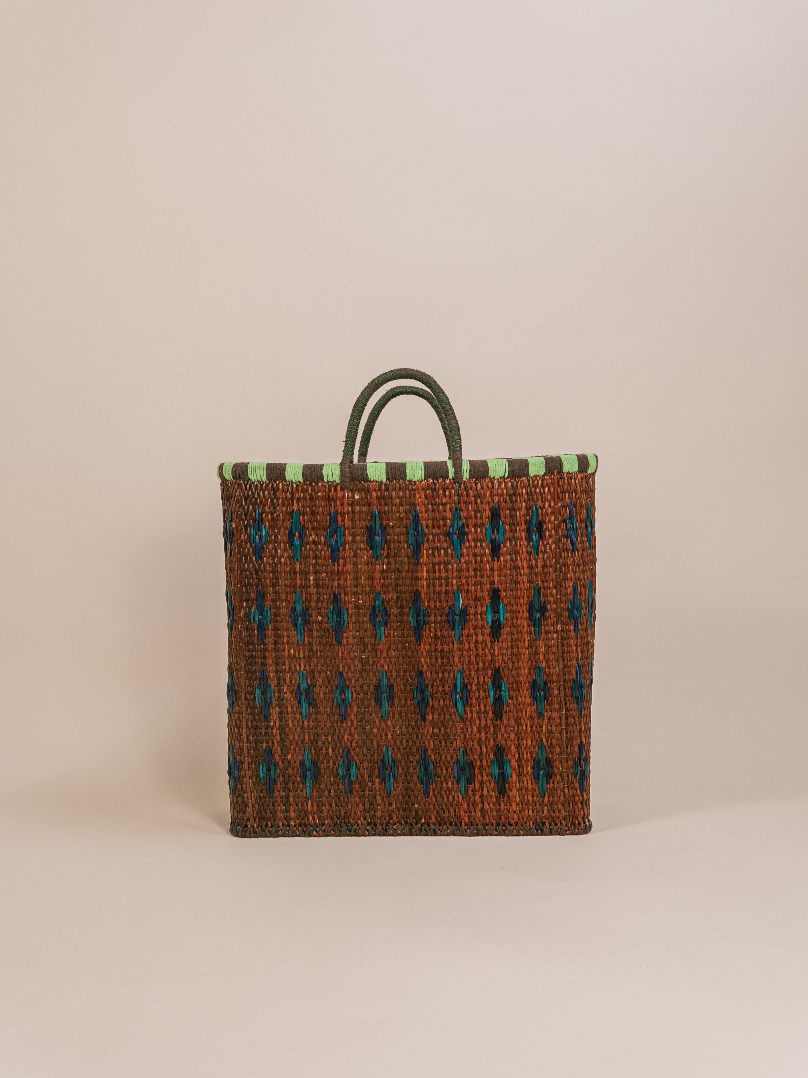 STOW L Basket Bag (Brown)
