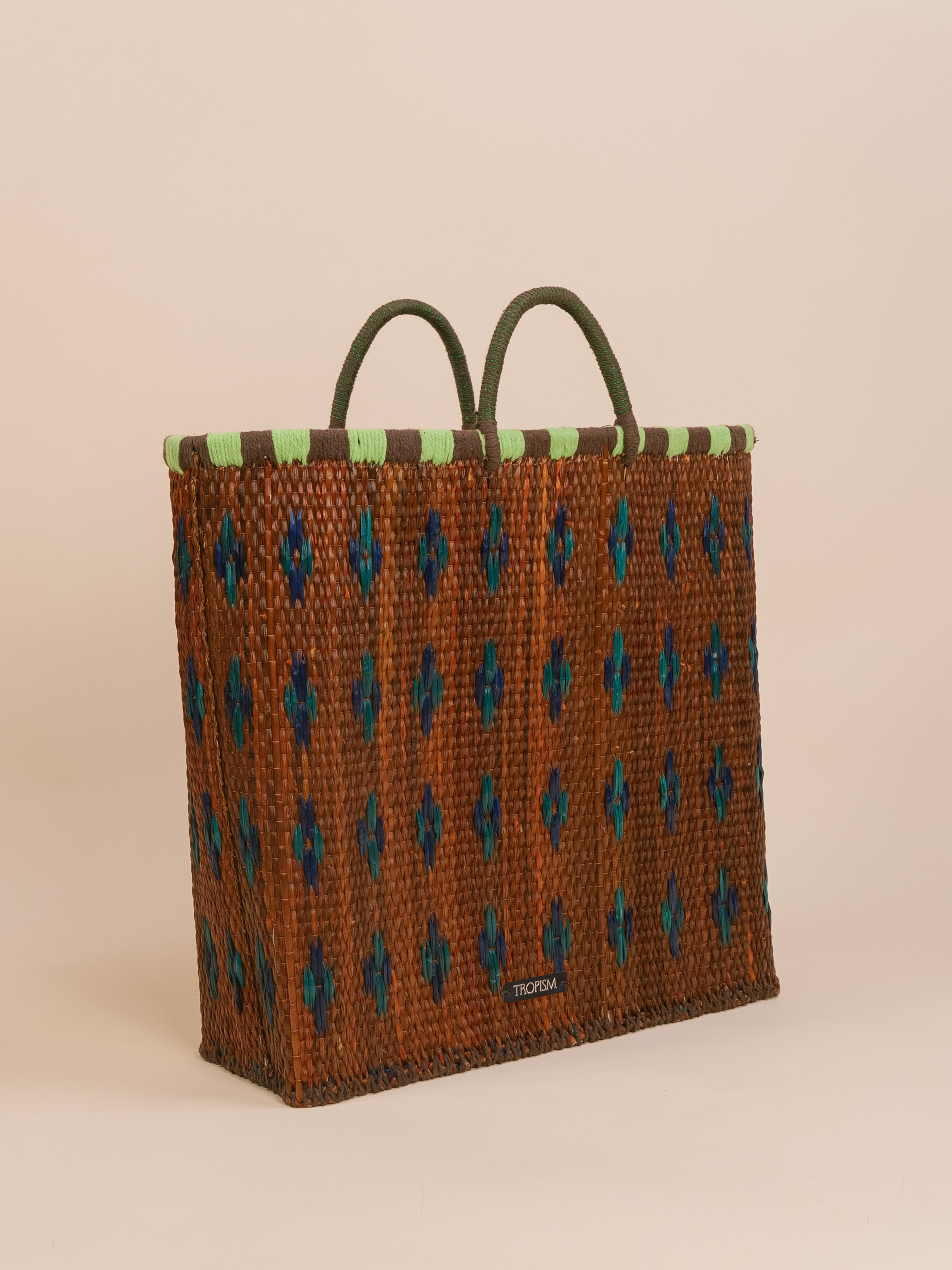STOW L Basket Bag (Brown)