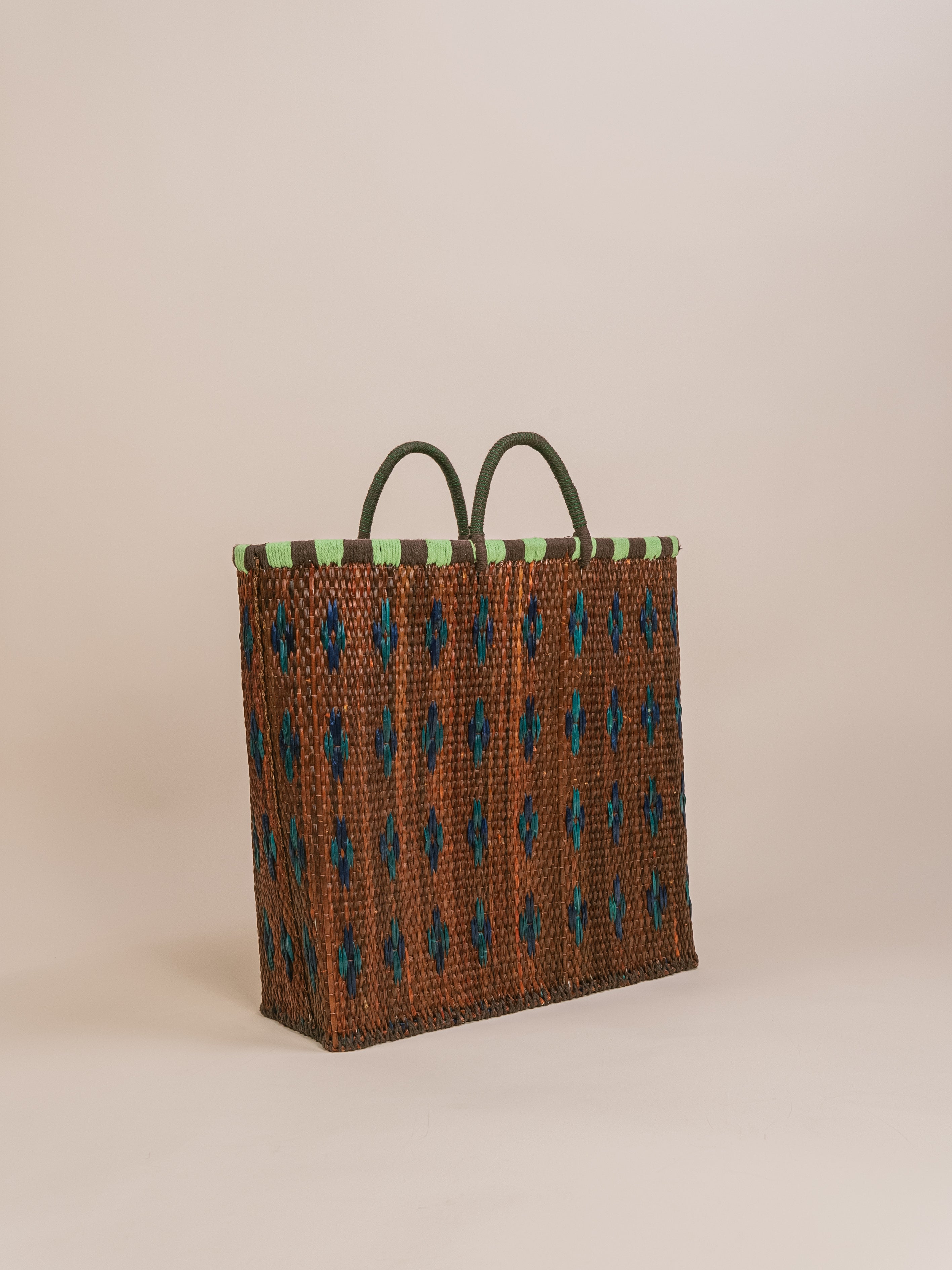 STOW L Basket Bag (Brown)