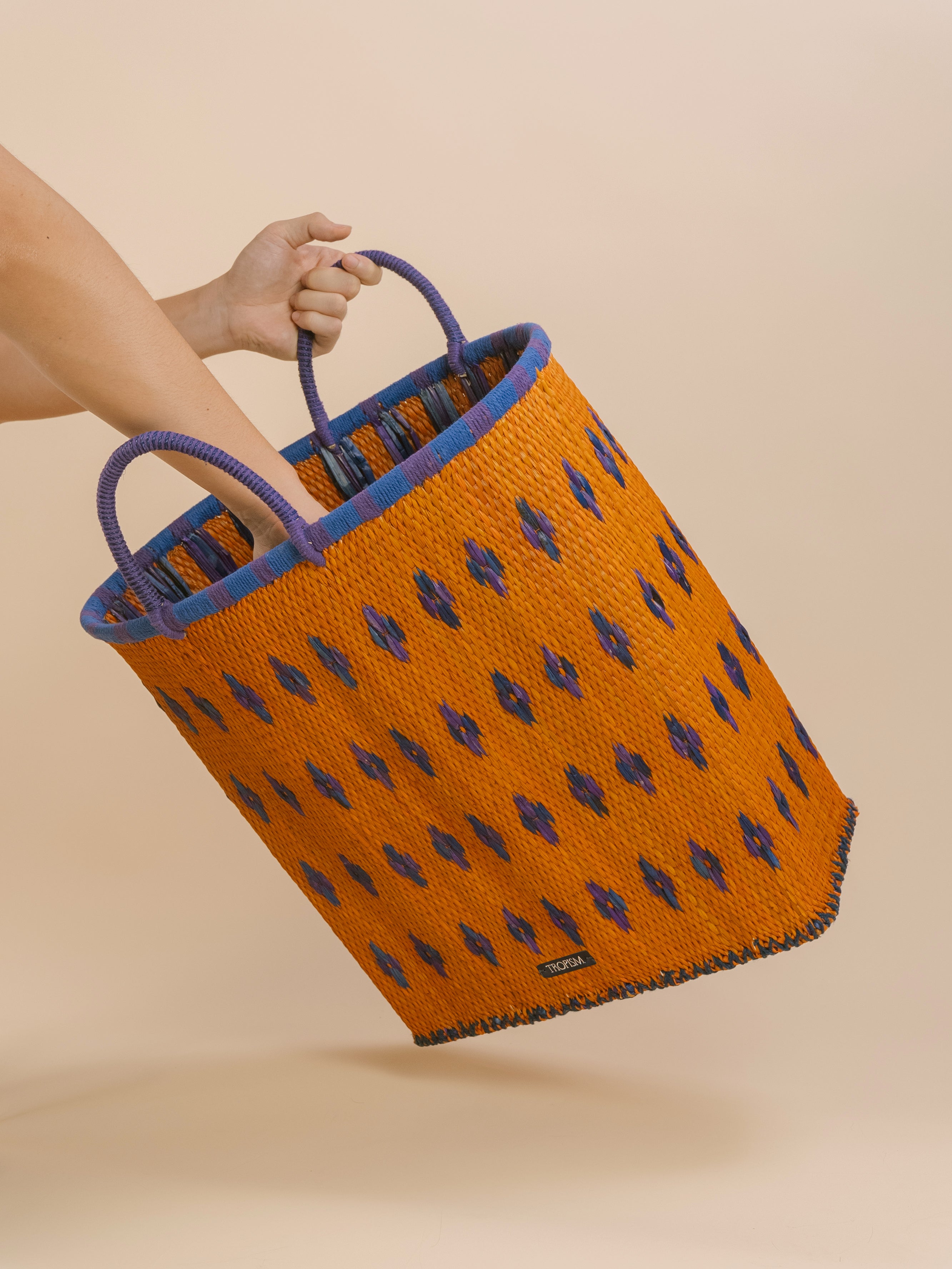 STOW L Basket Bag (Orange)