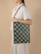 TIDE Woven Letter Bag (Brown)