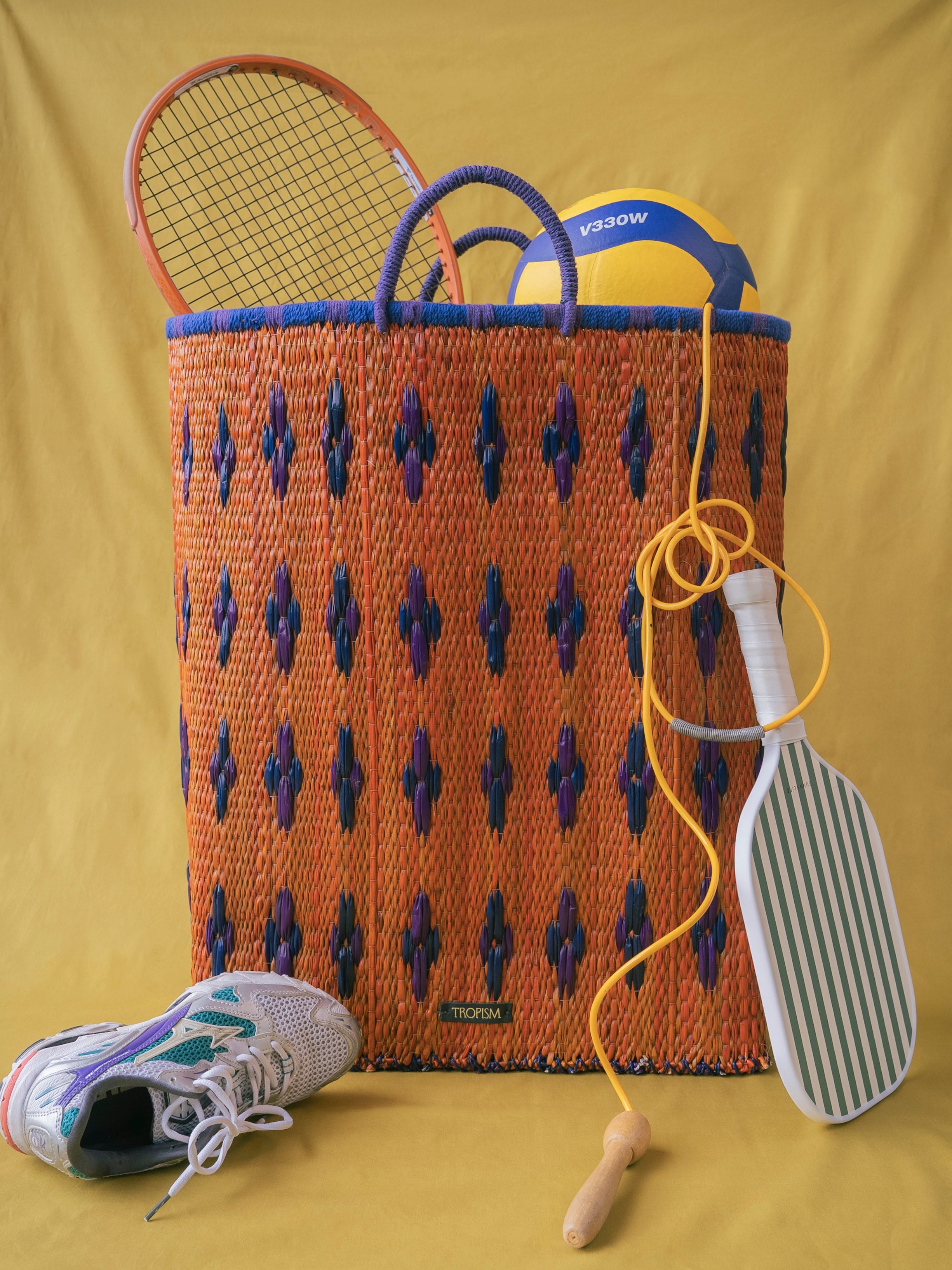 STOW Basket Bag (Orange)