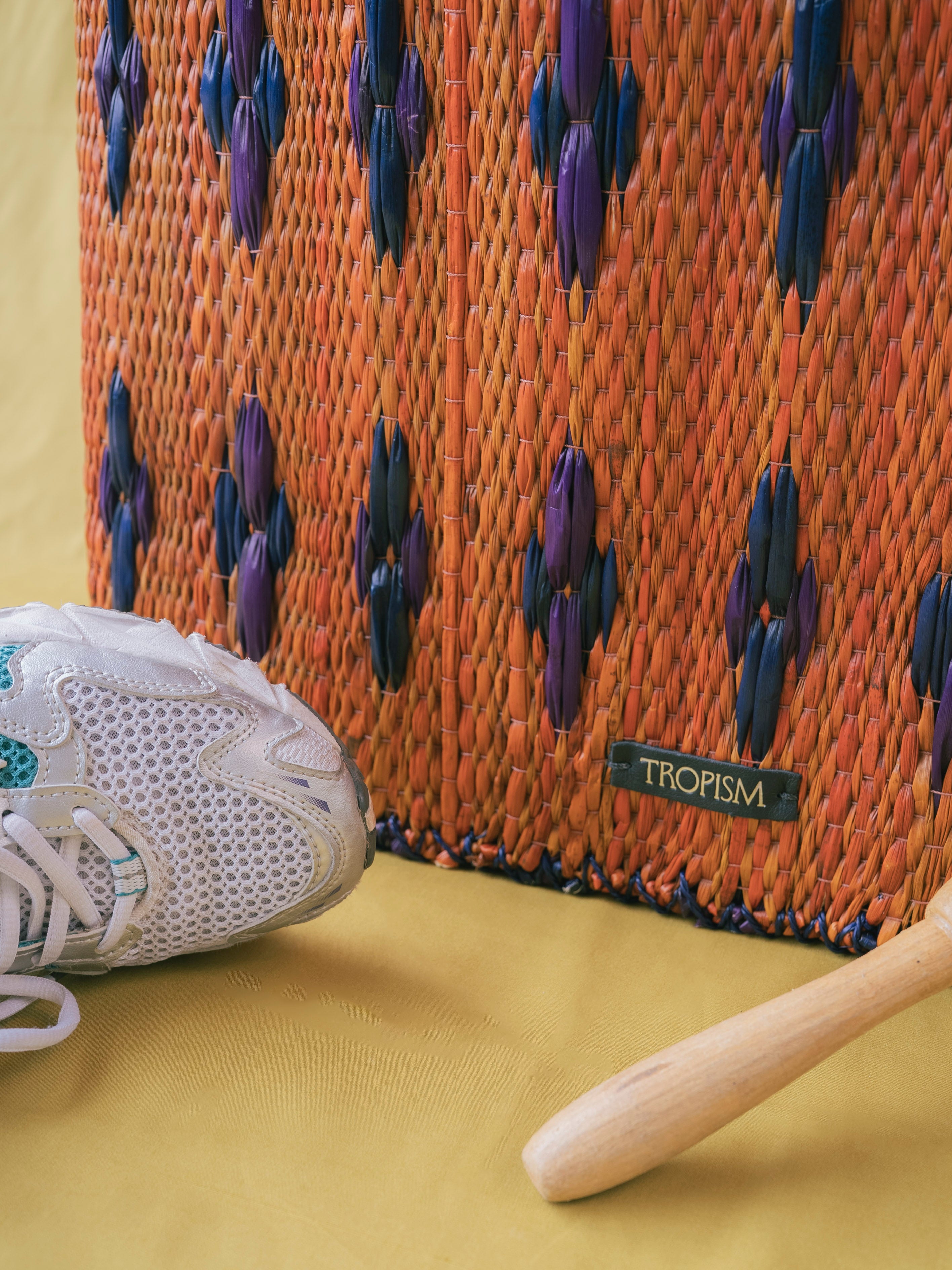 STOW Basket Bag (Orange)