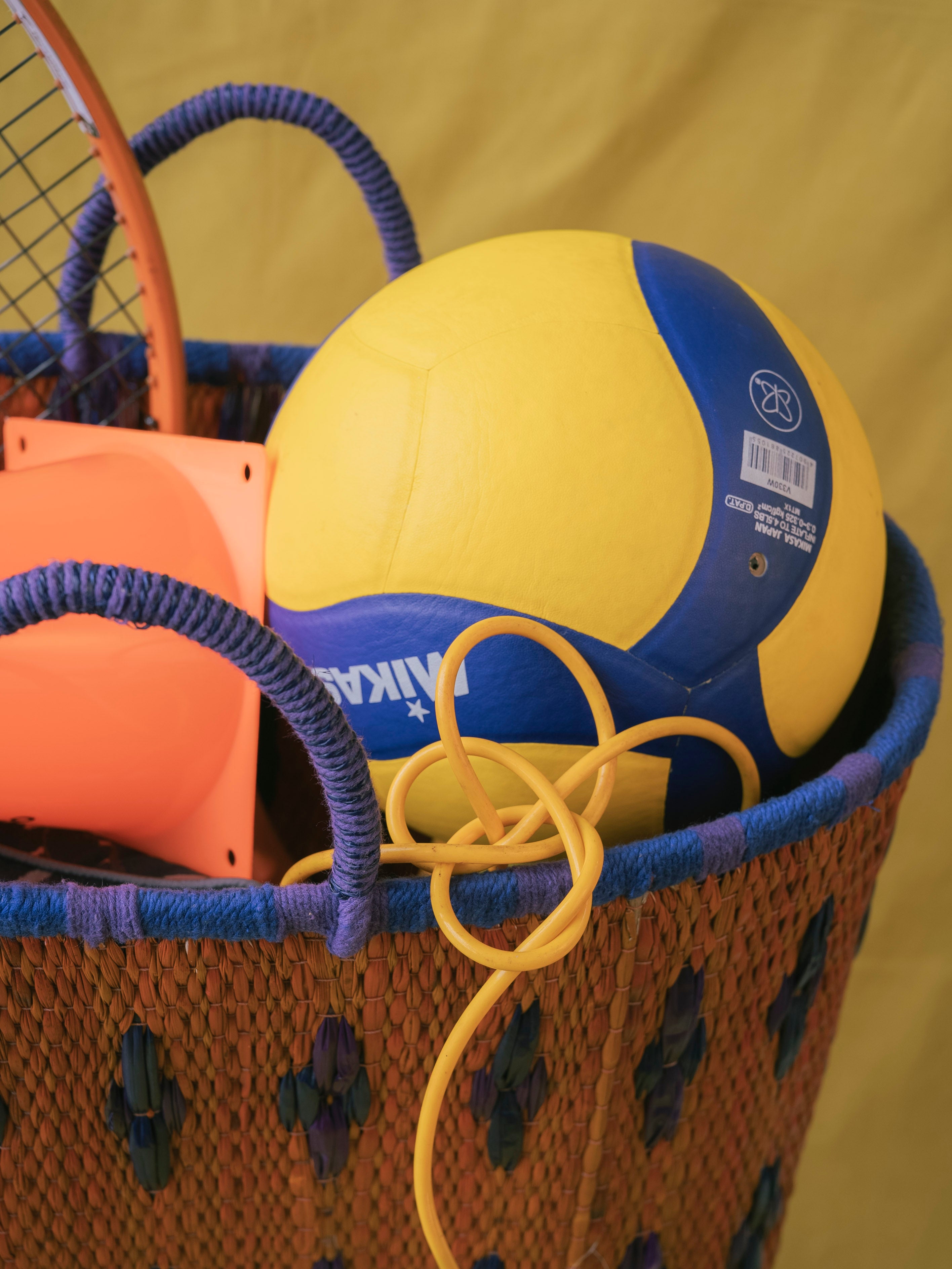 STOW Basket Bag (Orange)